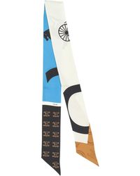 Celine - Silk Foulard With Triomphe - Lyst