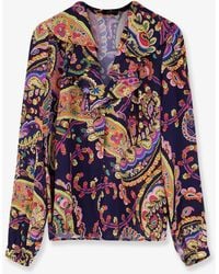 Etro - Viscose Shirt - Lyst