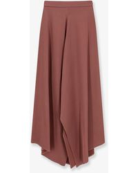 Alysi - Satin Skirt - Lyst
