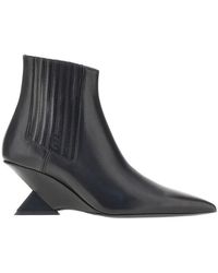 The Attico - 'Cheope' Leather Ankle Boots - Lyst