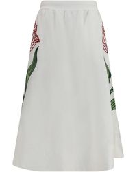 FARM Rio - Floral Embroidered Skirt Off - Lyst