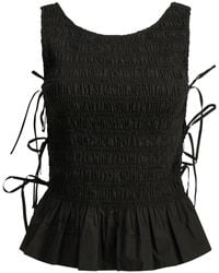 Ganni - Casual Pleated Top - Lyst