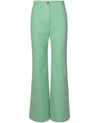 Patou - Mint Cotton Blend Pants - Lyst