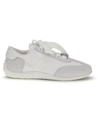 Roger Vivier - Viv Low Suede Sneakers - Lyst