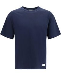 Saint Laurent - Cotton Crewneck T-Shirt - Lyst