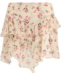 Isabel Marant - Marant Etoile Lolita Flared Floral Skirt - Lyst