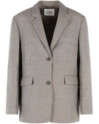 Closed - Lola Blazer Virgin Wool Blend - Lyst
