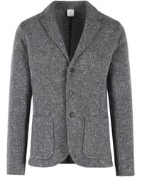 Eleventy - Wool Cashmere Blend Blazer - Lyst