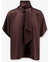 Brunello Cucinelli - Silk Top - Lyst