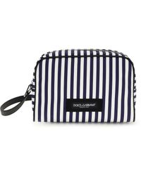 Dolce & Gabbana - Striped Poplin Handbag - Lyst