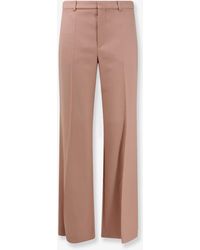 Chloé - Cotton Trousers - Lyst