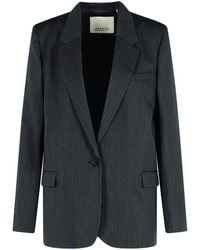 Isabel Marant - 'Omelia' Virgin Wool Blend Blazer - Lyst