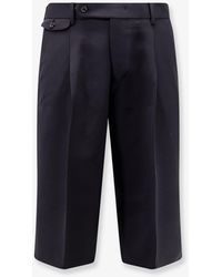 Tonywack - Wool Blend Bermuda Shorts Dark - Lyst