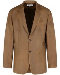 Maison Margiela - Peak Lapel Wool And Mohair Blazer - Lyst