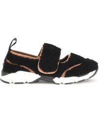 Marni - Sneakers Mary Jane Shearling - Lyst
