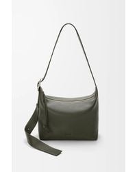Loewe - Hobo Loop Small Shoulder Bag Dark Khaki - Lyst