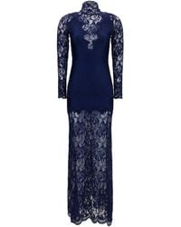 Rabanne - Dress Lace And Jersey - Lyst
