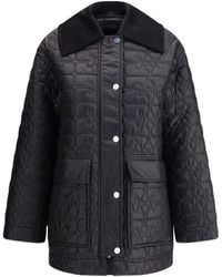 Ganni - Glossy Finish Down Jacket - Lyst