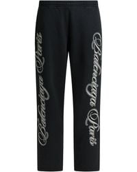 Balenciaga - "Baggy Cursive" Pants - Lyst