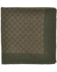 Gucci - Silk And Wool-Blend Scarf - Lyst