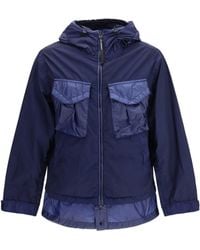 C.P. Company - C.P.Company Bi-Tm Mixed Goggle Jacket - Lyst