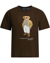 Polo Ralph Lauren - Polo Bear T-shirts Brown - Lyst