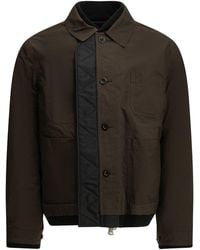 Sacai - "Nylon Twill X Ripstop Reversible" Quilted Jacket - Lyst