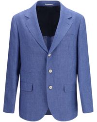 Brunello Cucinelli - Deconstructed Single-Breasted Jacket - Lyst