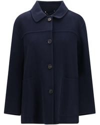 Max Mara - 'S Maxmara Giugno Short Virgin Wool Coat - Lyst