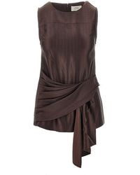 Loulou de Saison - 'Fonda' Silk-Blend Top - Lyst