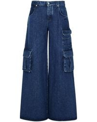 Off-White c/o Virgil Abloh - Cargo Jeans With Logo - Lyst