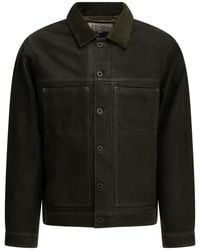 Filson - "Cruiser" Leather Jacket - Lyst