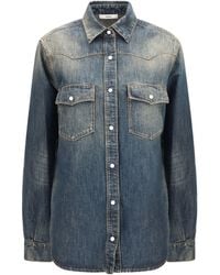 Fendi - Western Bananatex Denim Shirt - Lyst