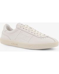 Celine - Low-Top Leather Sneakers - Lyst