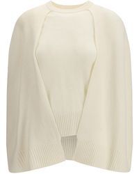 TOTEME - Cashmere Poncho Sweater - Lyst
