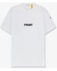 Moncler - Cotton T-Shirt With Print - Lyst
