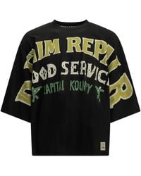 Kapital - Huge T Denim Repair Crew Neck T-Shirt - Lyst