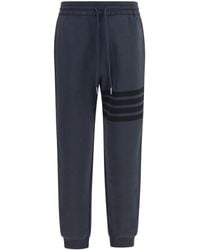 Thom Browne - Loopback 4-Bar Track Pants Charcoal - Lyst