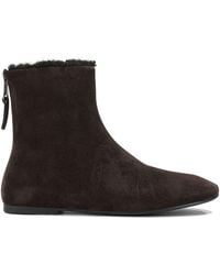 Strategia - A6194-Xvelour Ebano Boots - Lyst