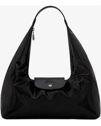 Longchamp - Le Pliage Xtra Patent Leather Shoulder Bag - Lyst