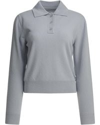 Maison Margiela - Virgin Wool Polo Sweater - Lyst