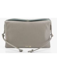 Celine - Trio Leather Crossbody Bag - Lyst