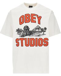 Obey - Cairo' T-Shirt - Lyst