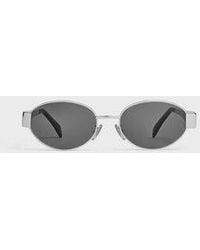 Celine - Triomphe Metal 01 Sunglasses - Lyst