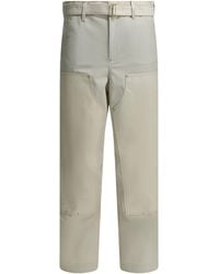 Sacai - Carhartt Wip Duck Trousers White - Lyst