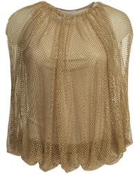 Max Mara - Sequined Sleeveless Top - Lyst
