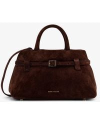 MANU Atelier - Le Cambon 25 Suede Handbag - Lyst