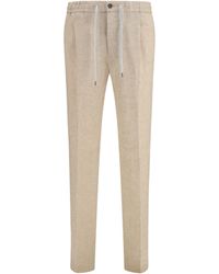 PT Torino - Linen Pants - Lyst