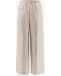 Rohe - Silk Striped Trousers - Lyst