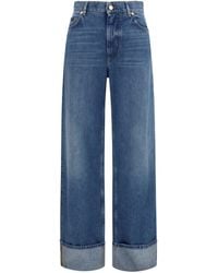 Dolce & Gabbana - Dolce & Gabbana Straight-Leg Five-Pocket Jeans - Lyst